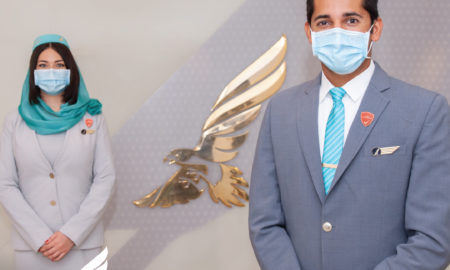 رحلات طيران الخليج التي يديرها طاقم تم تطعيمهم ابتداء من العيد
